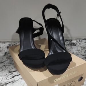 Charlotte Russe Elegant Black Heels